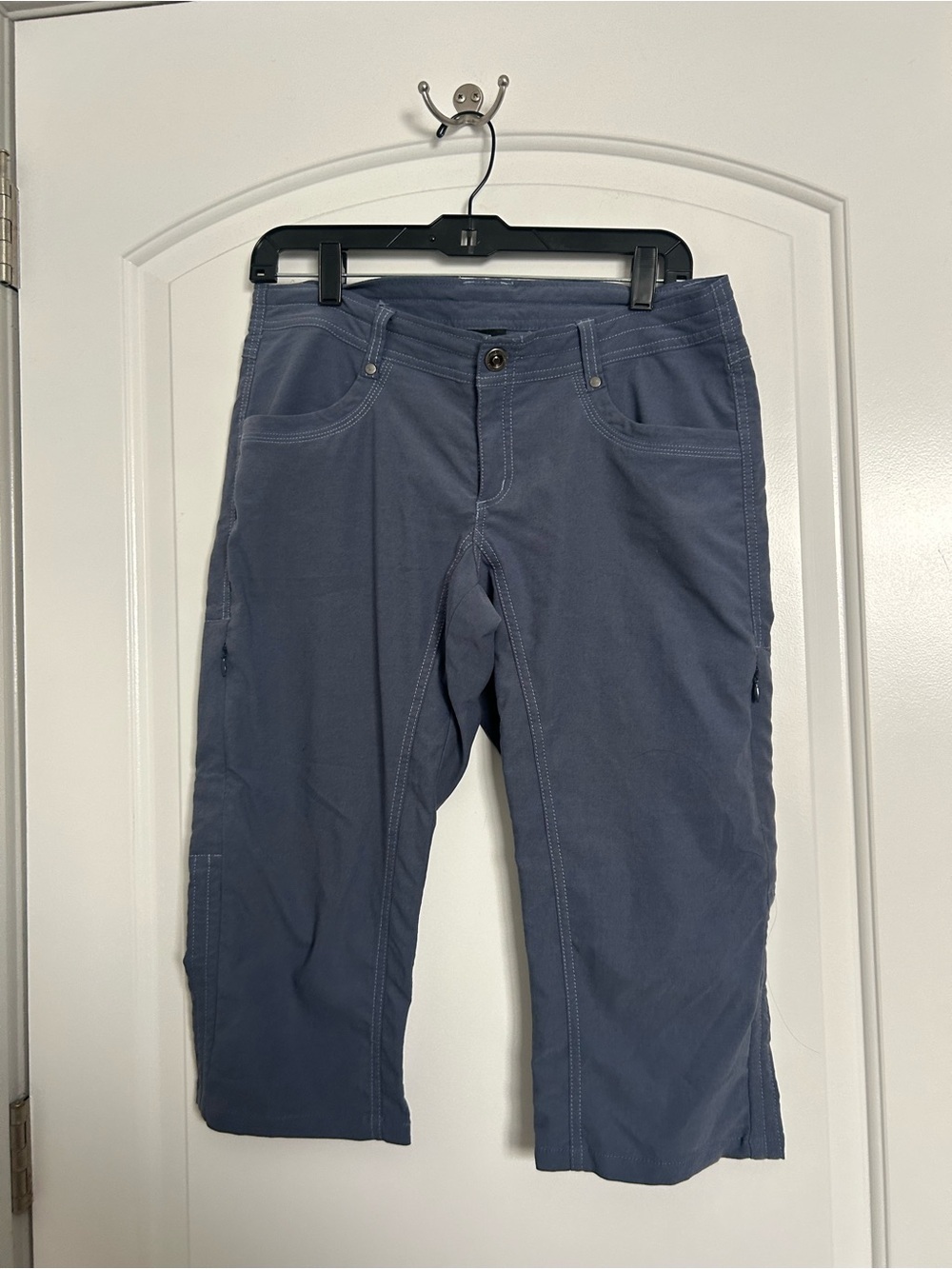 KUHL Women's TREKR™ PULL-ON KAPRI Blue Size 8 Chic Hiking Outdoor Gorpcore trail